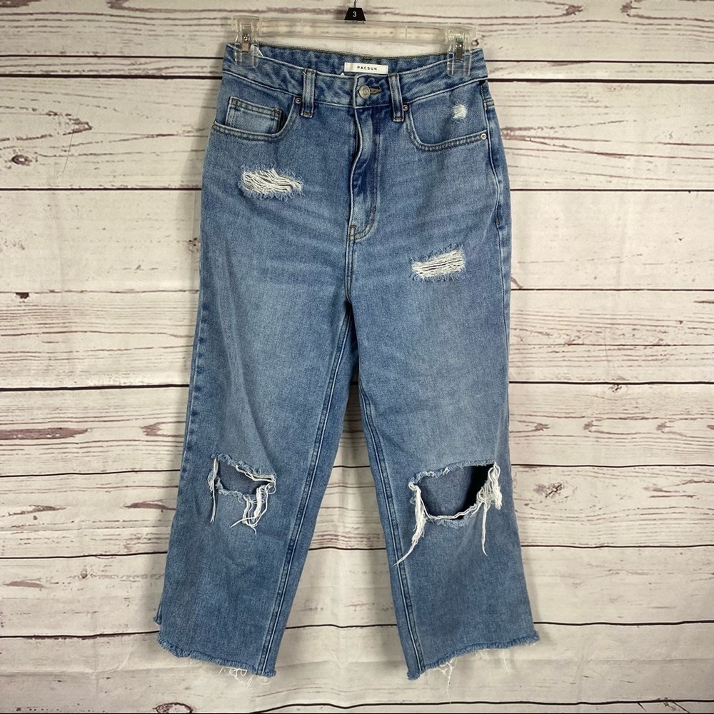 PACSUN 90's Boyfriends ripped distressed jeans Sz 26
